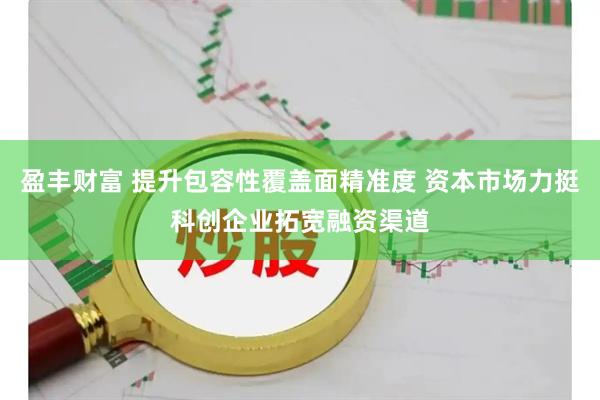 盈丰财富 提升包容性覆盖面精准度 资本市场力挺科创企业拓宽融资渠道