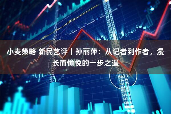小麦策略 新民艺评｜孙丽萍：从记者到作者，漫长而愉悦的一步之遥